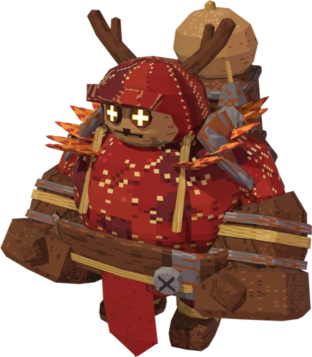 Bulkmail: a heavy red brute carrying a sack
