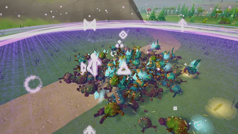 Overload Pulse: a purple energy dome with glyphs