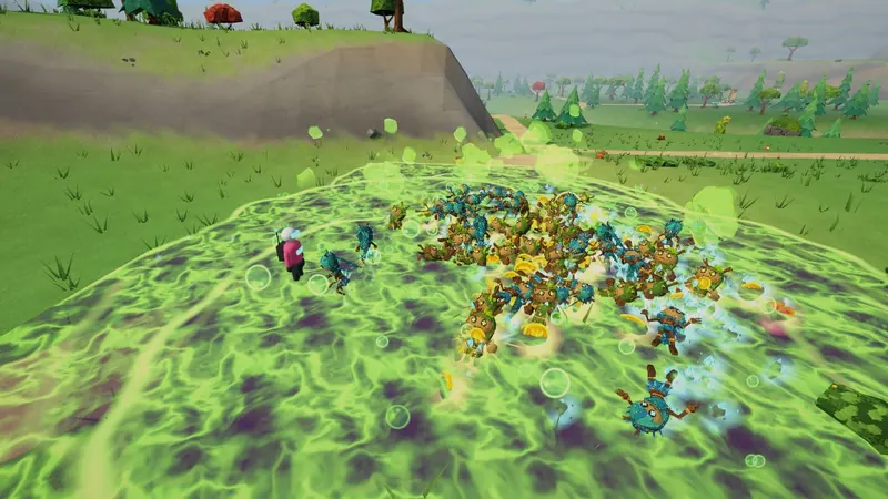 Viper Flask: a bubbling green poison pool